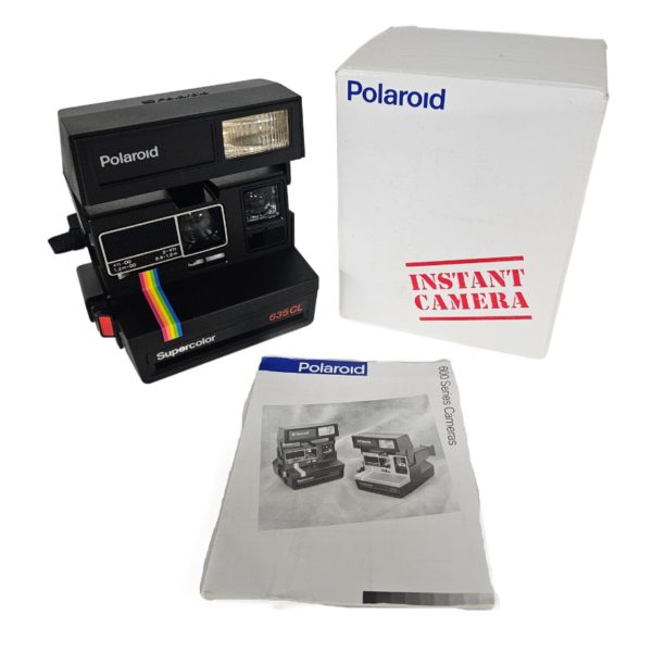 Polaroid 635CL Supercolor Vintage Instant Camera