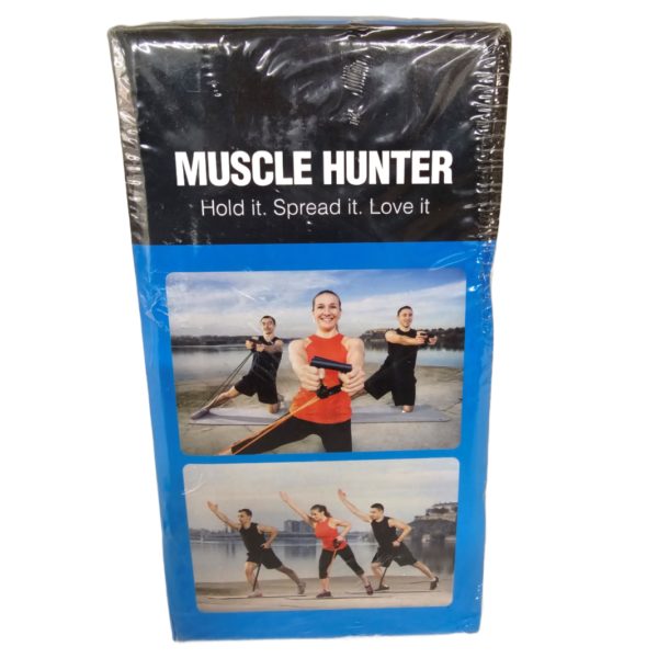 Muscle Hunter Fitness Insanity Resistance Bands, 5 Exercise Bands, 10-50 lbs