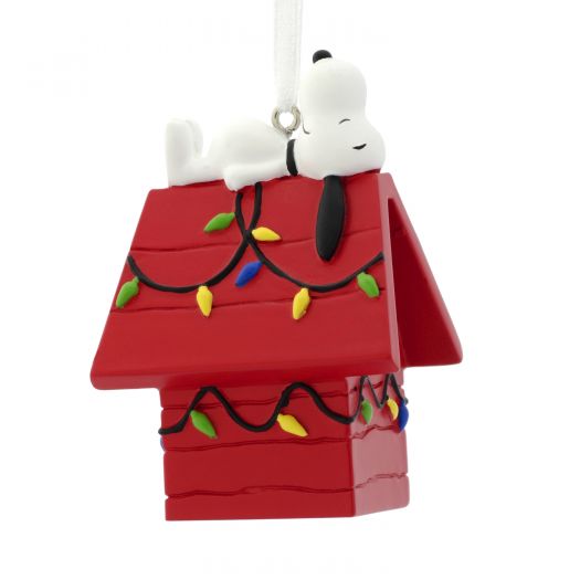 Peanuts Snoopy Christmas 1st Place Decorated Doghouse Hallmark Ornament