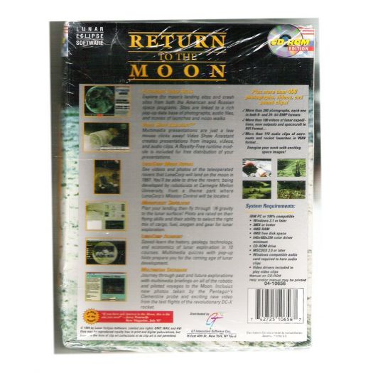 Return To The Moon - Out of Print Boxed Edition (CD-ROM) (Legacy Windows)