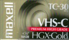 Maxell TC-30 Premium High Grade VHS-C Video Tape