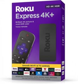 Roku Express 4K+ 2021 Streaming Media Player HD/4K/HDR