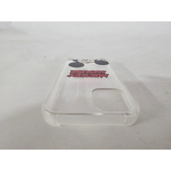 Disney Mickey Mouse iPhone 12, 12 Pro Silicone Jelly Phone Case Clear