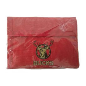 Vintage 1990's Bucks Cigarettes Promotional Advertising Red Canvas Wallet