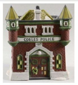 Dept 56 Heritage Dickens Village Lighted House - Cobles Police Station 5583-2