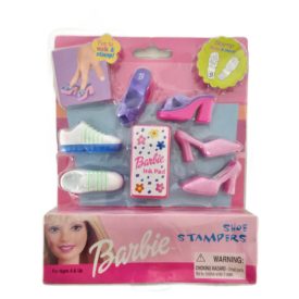 2001 Tara Toy Barbie Shoe Stampers Ages 4 & Up
