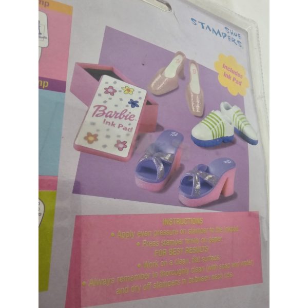 2001 Tara Toy Barbie Shoe Stampers Ages 4 & Up