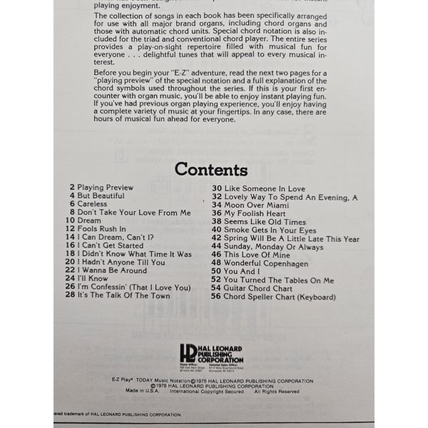 Romantic Ballads&One Waltz (E Z Play Today, 82) [Paperback] [Jan 01, 1978] Hal Leonard