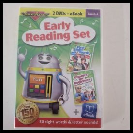 Rock-N-Learn Early Reading Set - 2 DVD's + eBook. Ages 3-6 50 Sight Words & Letter Sounds (DVD)