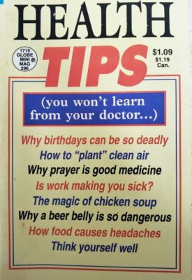 Health Tips (Your Wont Lear from Your Doctor) (Paperback)