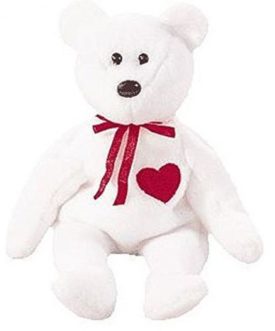 Ty Beanie Babies Valentino The Teddy Bear