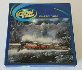 Glow IN THE DARK Alberta Bound Train Canadian Pacific Railway 1000 Pieces Puzzle by Puzzle Makers