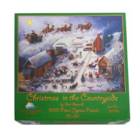 Christmas In The Countryside 500 Piece Jigsaw Puzzle