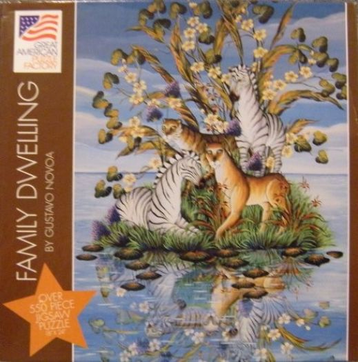 Family Dwelling Puzzle by Great American Puzzle Factory