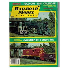 Railroad Model Craftsman Magazine, January 1981 - Vol 49 No. 8 (Collectible Single Back Issue Magazine)