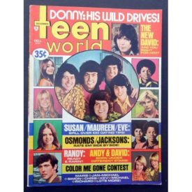 Teen World Michael Jackson, David Cassidy, Osmonds, December 1973 (Collectible Single Back Issue Magazine)