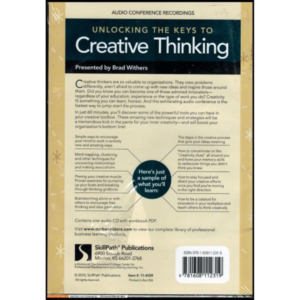 Unlocking the Keys to Creative Thinking (DVD)