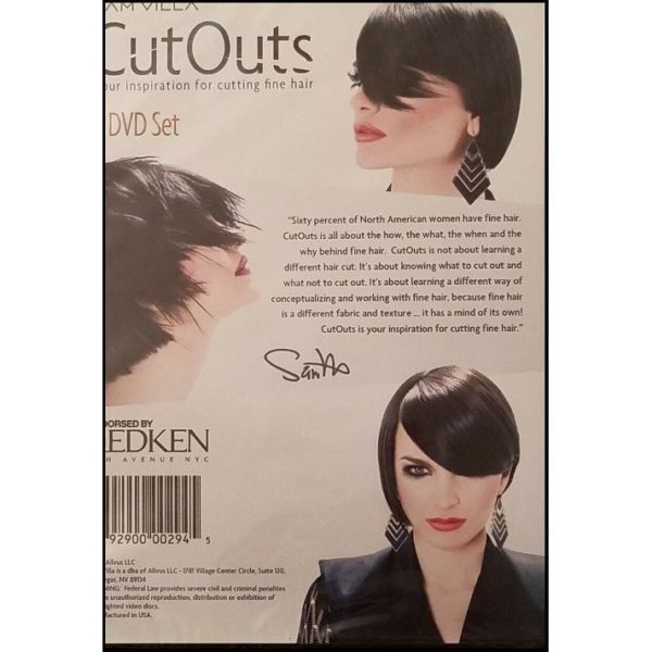 Sam Villa Cut Outs - Your inspiration for Cutting Fine Hair 2 DVD Set (DVD)