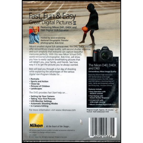 Nikon School DVD: Fun, Fast & Easy II D40, D40X, D60 (DVD)