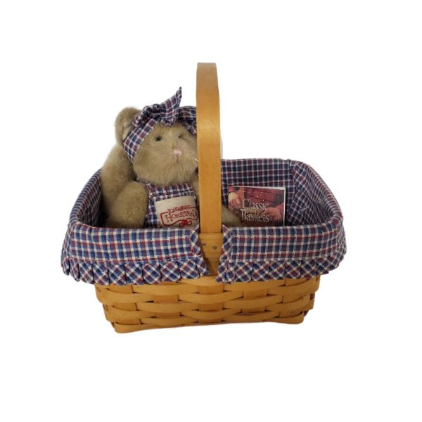 Boyds Longaberger Cat "Star Steadsbeary" 10" Limited Edition w/ Longaberger Basket #94645LB Rare