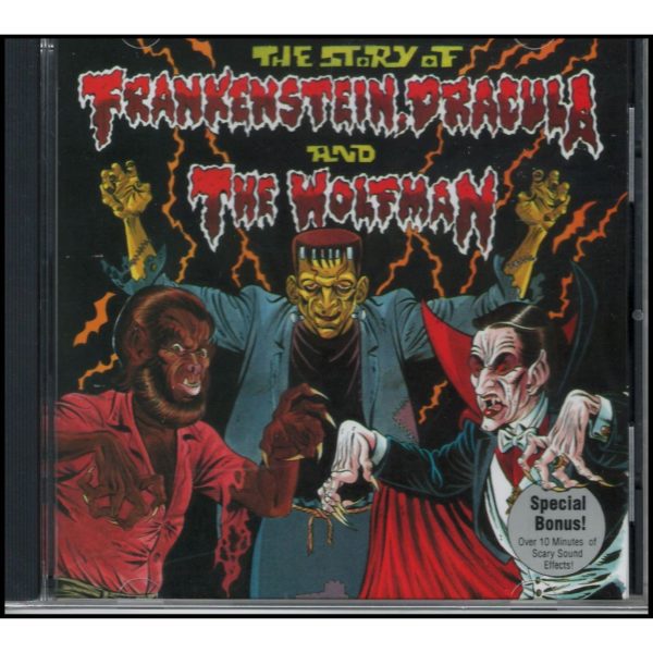 Story of Frankenstein Dracula & Wolfman (Audio CD)