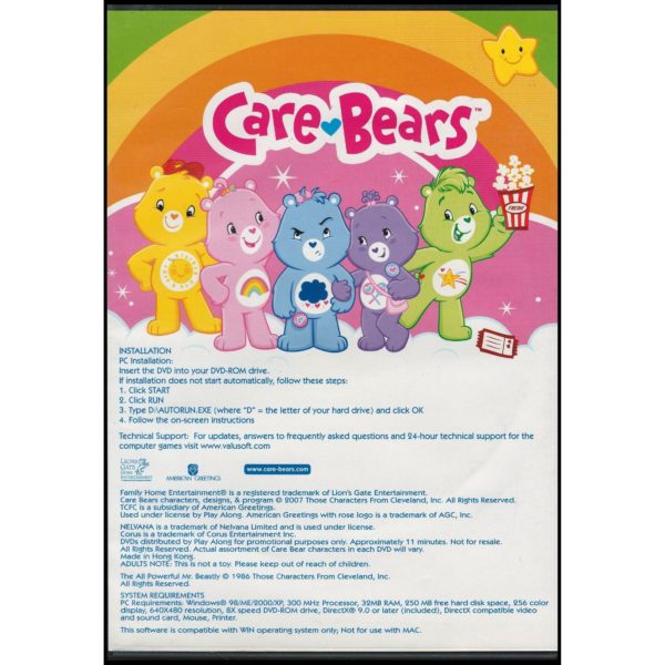 New Care Bears Animated Series: The All Powerful Mr. Beastly, Multimedia, Music, Video, PC Game (DVD)