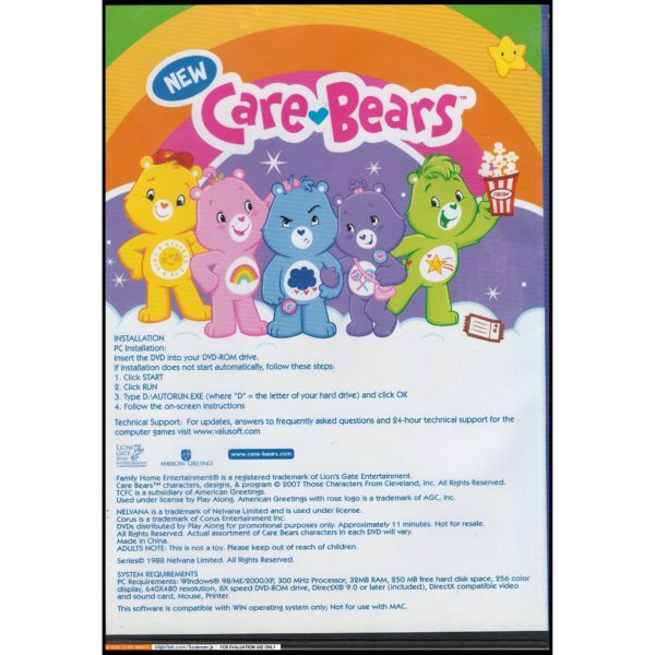 New Care Bears Animated Series: The Two Princesses, Multimedia, Music, Video, PC Game (DVD)