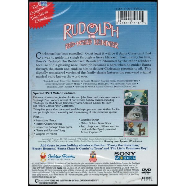 Rudolph The Red Nosed Reindeer (Rankin / Bass) (DVD)