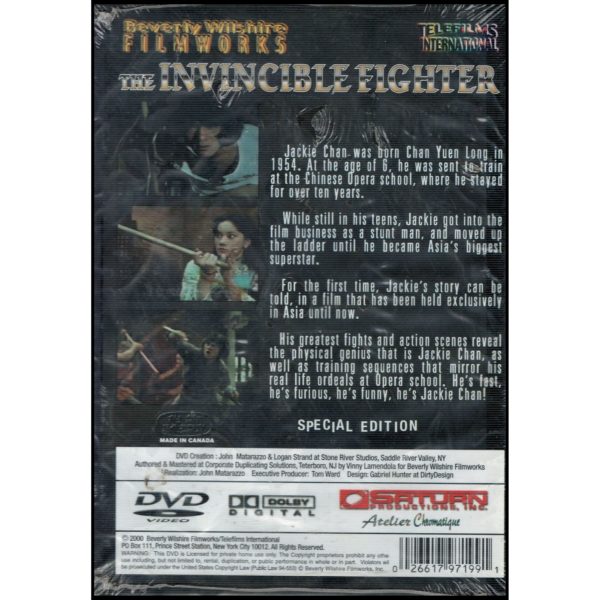 Invincible Fighter: The Jackie Chan Story (DVD)