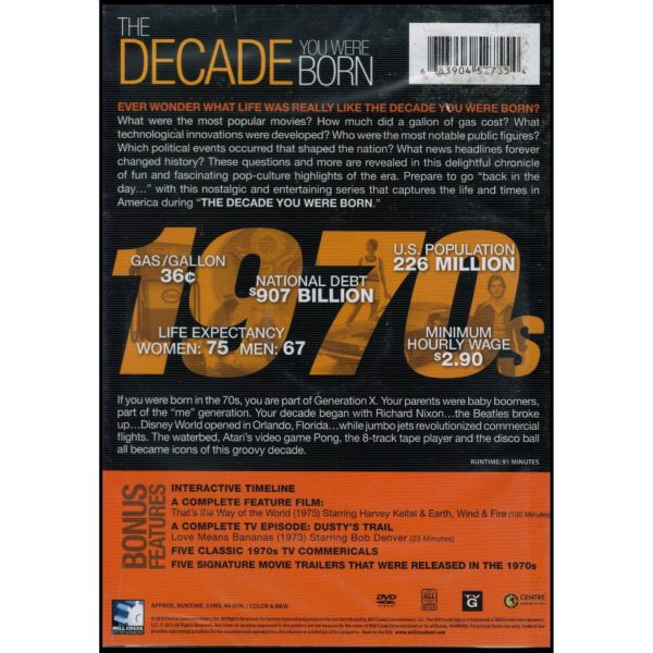 The Decade You Were Born - 1970s (DVD)