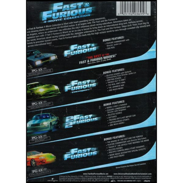 Fast & Furious 4-Movie Collection (DVD)