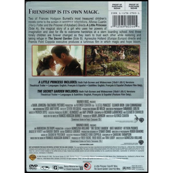 A Little Princess / The Secret Garden (DVD)