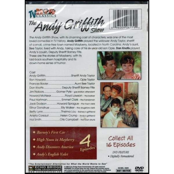 The Andy Griffith Show V.1 (DVD)