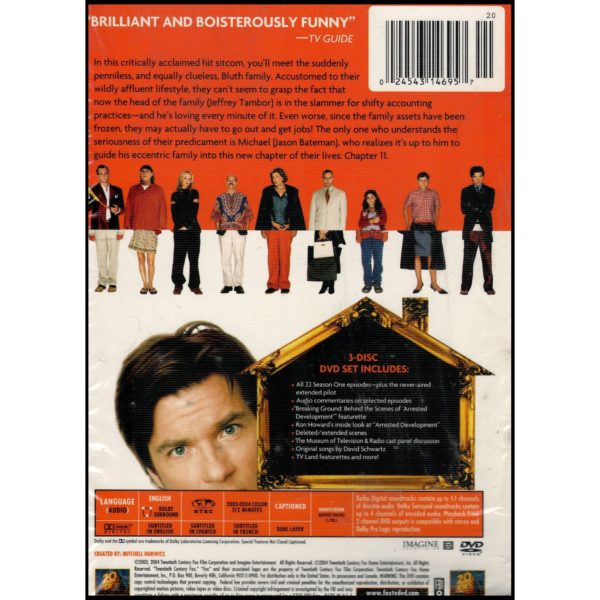 Arrested Development: Season 1 (3 Disk Set) (DVD)