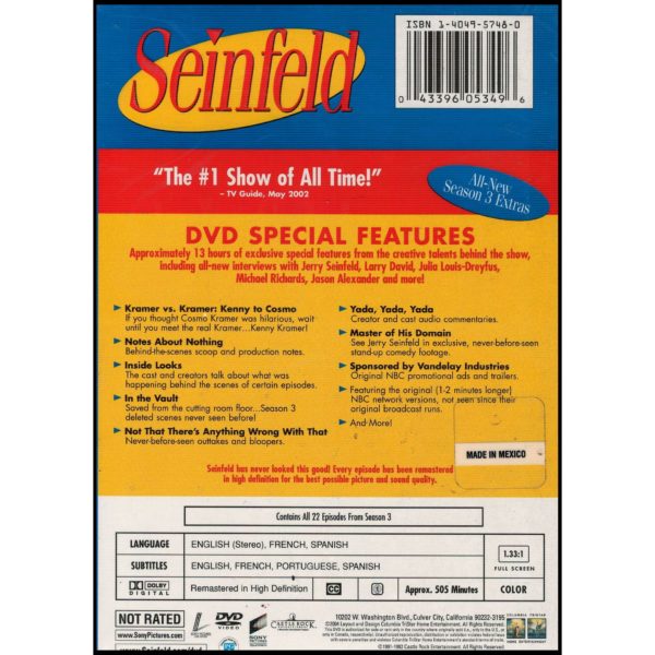 Seinfeld: Season 3 (DVD)