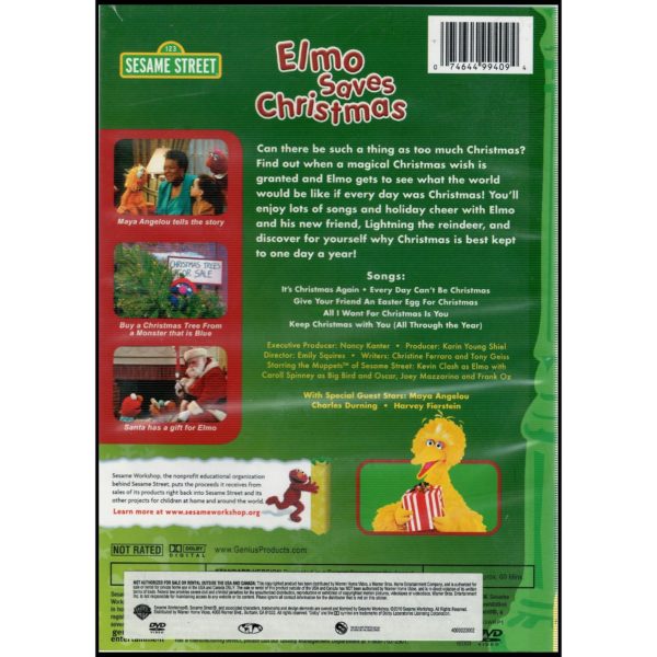 Sesame Streeet - Elmo Saves Christmas (DVD)