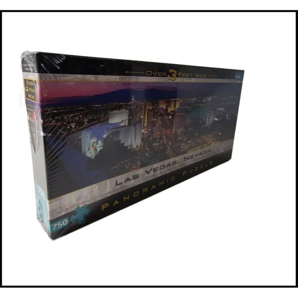 Las Vegas Panoramic Jigsaw Puzzle 750 Piece Over 3 Feet Wide MADE IN USA