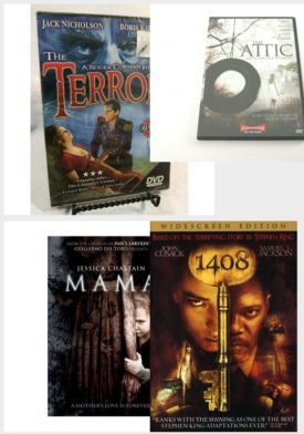 DVD Horror Movies 4 Pack Fun Gift Bundle: The Terror, The Attic, Mama, 1408