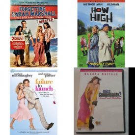 DVD Comedy Movies 4 Pack Fun Gift Bundle: Forgetting Sarah, How High, Fools Gold, MISS CONGENIALITY 2