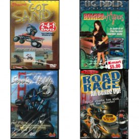 Auto, Truck & Cycle Extreme Stunts & Crashes 4 Pack Fun Gift DVD Bundle: Got Sand? by Blue Planet, Tuner Transformation: Magical Mystery Rides, Servin It Up, Road Rage: All Boxed Up Vols. 1-3
