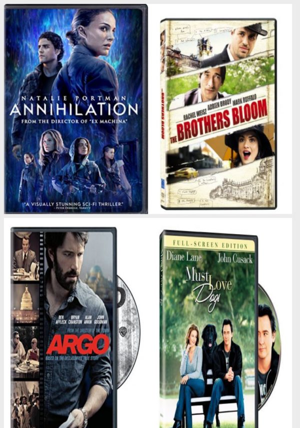 DVD Assorted Movies 4 Pack Fun Gift Bundle: The Boys of Ghost Town, The First Wives Club, Men in Black 3, Must Love Dogs