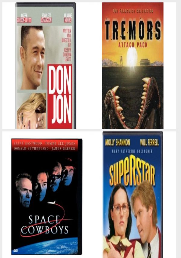 DVD Assorted Movies 4 Pack Fun Gift Bundle: Don Jon, Riddick Collection, Sultan Special Edition, Superstar