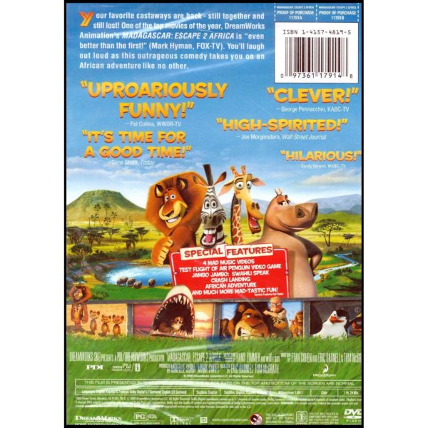 Madagascar: Escape 2 Africa (Widescreen Edition) (DVD)