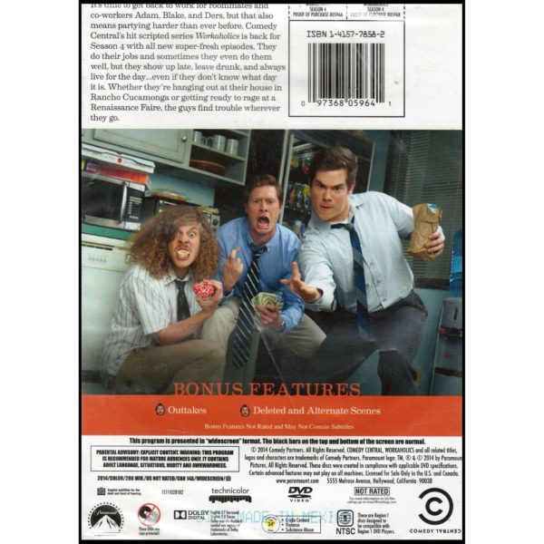 Workaholics: Season 4 (DVD)