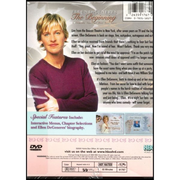 Ellen DeGeneres - The Beginning  (DVD)