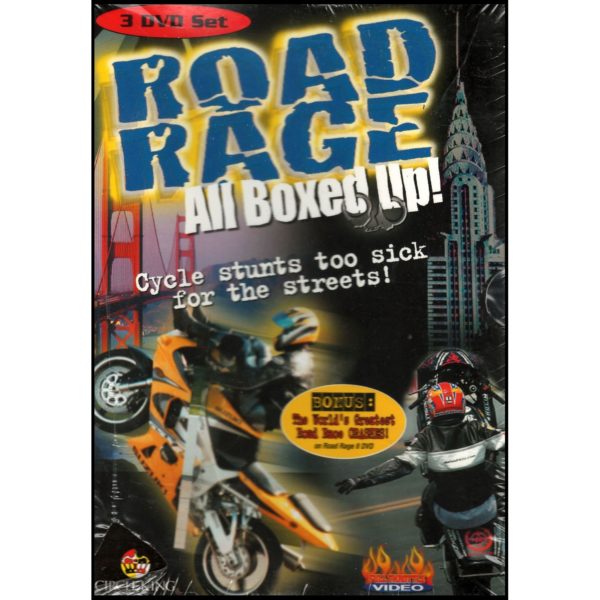 Auto, Truck & Cycle Extreme Stunts & Crashes 4 Pack Fun Gift DVD Bundle: Og Rider: Deep Ride, Hot Rods, Rat Rods & Kustom Kulture: Back from the Dead - The Complete Build, Americas Greatest Motorcycle Rallies, Road Rage: All Boxed Up Vols. 1-3