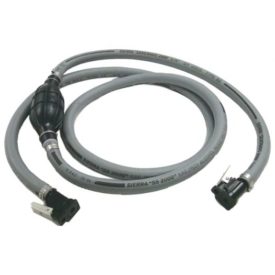 SIERRA 3/8" Johnson/Evinrude Fuel Line Assembly - 8 ft, Replaces OEM #398549; Quick Coupler at Each End