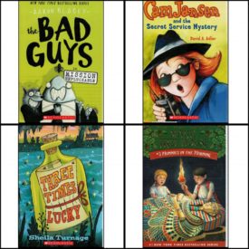 Children's Fun & Educational 4 Pack Paperback Book Bundle (Ages 6-12): The Bad Guys in Mission Unpluckable  Addy Saves the Day  by Connie Rose Porter Molly's Surprise  by Valerie Tripp,Renee Graef,Keith Skeen Happy Birthday, Addy!  by Connie Rose Porter
