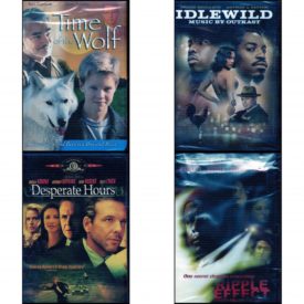 DVD Assorted Movies 4 Pack Fun Gift Bundle: Time of the Wolf  Idlewild Widescreen Edition  Desperate Hours   Ripple Effect