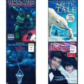 DVD Assorted Movies 4 Pack Fun Gift Bundle: Armored Trooper Votoms - Deadworld Sunsa Volume 1  Arctic Tale  The Witches of Eastwick  Species Special Edition